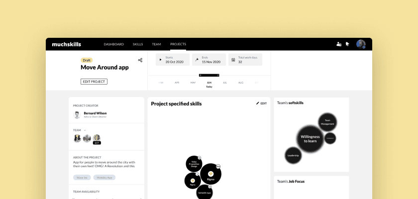 Share Project Teams Skills
